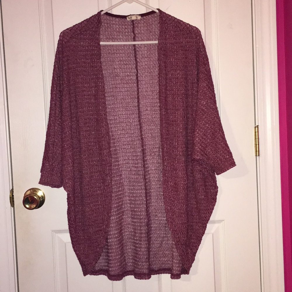 Maroon Cardigan